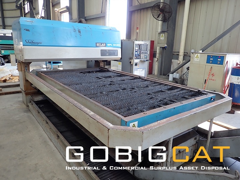 Shibuya Spl3430b 20v Y1 Used Laser Cutting Machine 2005 For Sale